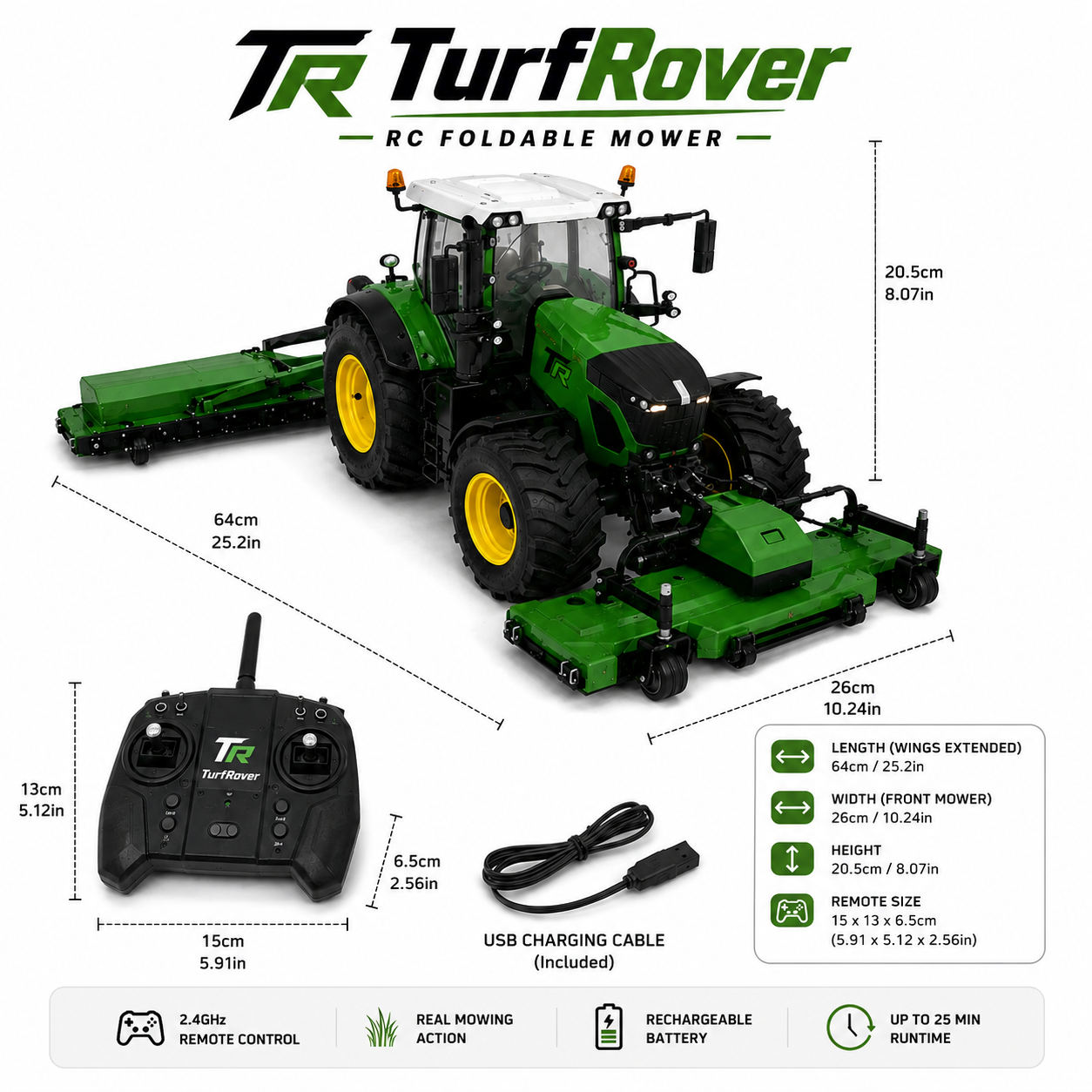TurfRover - GX-64 FoldDeck