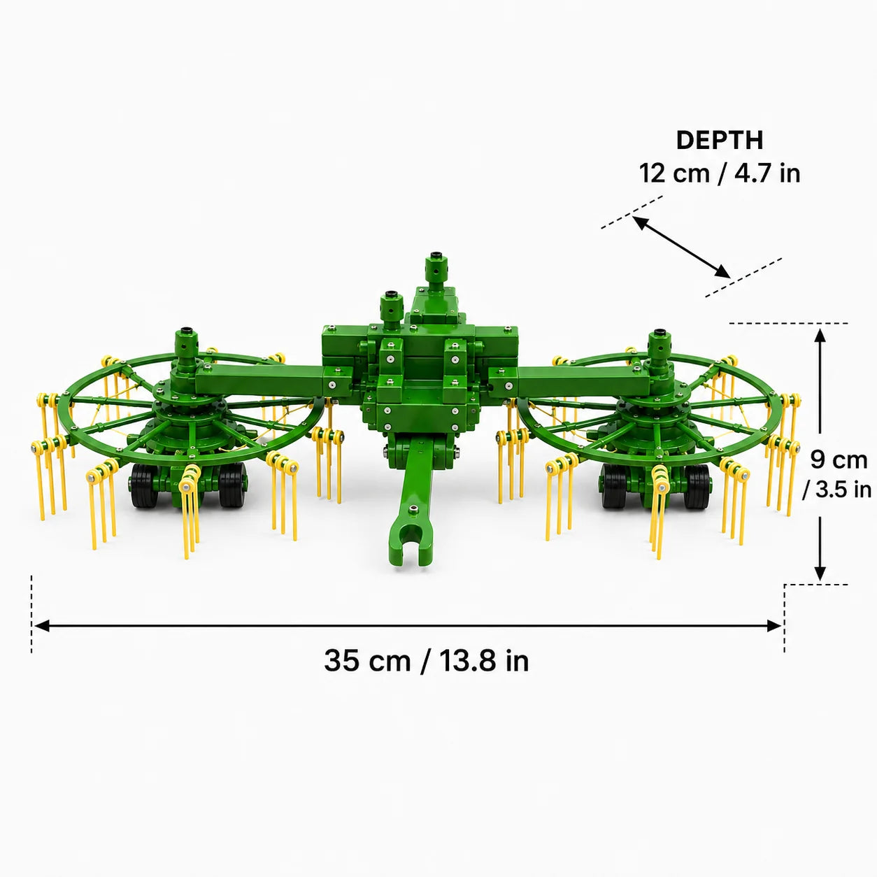 Twin Rotary Rake Attachment