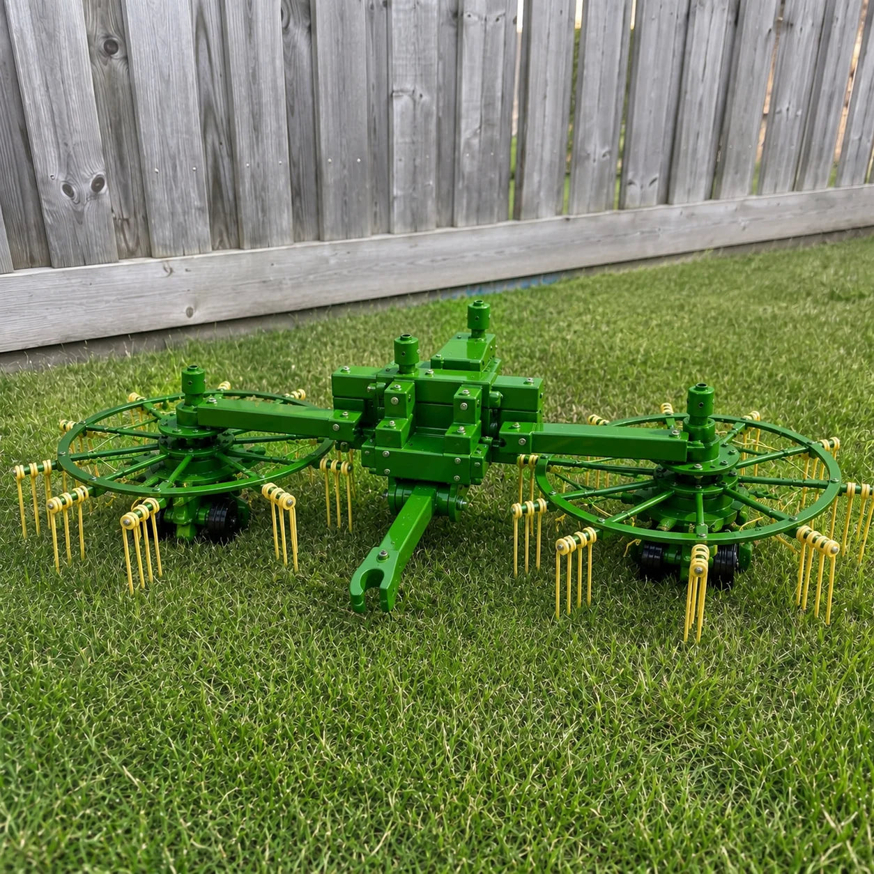 Twin Rotary Rake Attachment