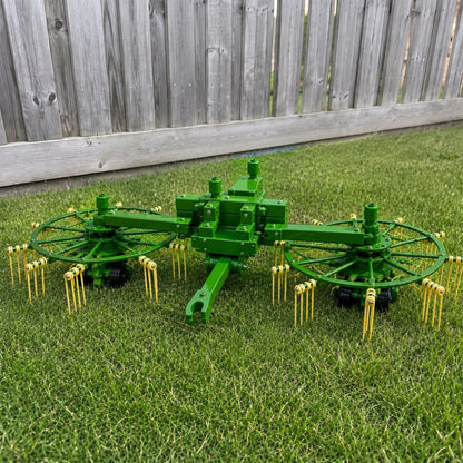 Twin Rotary Rake Attachment