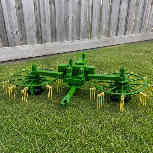 Twin Rotary Rake Attachment