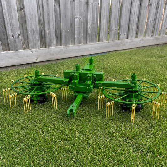 Twin Rotary Rake Attachment